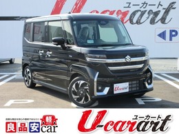 スズキ スペーシア 660 カスタム ハイブリッド XSターボ 9インチスズキ純正ナビ前席シートヒーター