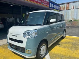 ダイハツ ムーヴキャンバス 660 ストライプス G ecoIDLE非装着車 登録届出済未使用車　9インチスマホ連動デ
