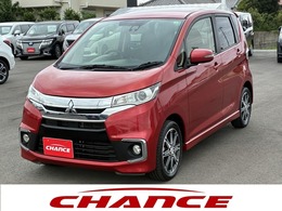 三菱 eKカスタム 660 T セーフティパッケージ 衝突軽減ブレーキ　アイドリングストップ