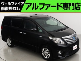 トヨタ アルファードハイブリッド 2.4 SR Cパッケージ 4WD (サンルーフ)(黒本革電動シート)(プレミア