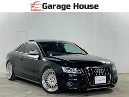 アウディ S5 4.2 FSI クワトロ 4WD サンルーフ　WORK seeker 茶革　純正ナビ