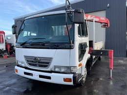 日産 コンドル 3t　ロング　UNIC3段クレーンフックイン 