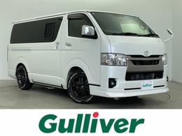 トヨタ ハイエースバン 2.8 スーパーGL ダークプライムII ロングボディ ディーゼルターボ 4WD フローティングメモリナビ　　フルセグ　BT