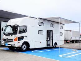 日野自動車 レンジャー 4WD　8人乗り　キャンピング車 サイドオーニング 元待機支援車 災害支援車