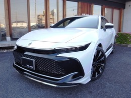 トヨタ クラウンクロスオーバー 2.4 RS アドバンスト E-Four advanced 4WD モデリスタエアロ サンルーフ 黒革