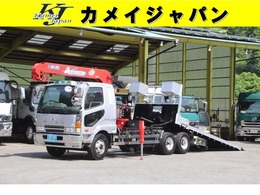 三菱ふそう ファイター 3段クレーン付 スライドセルフ