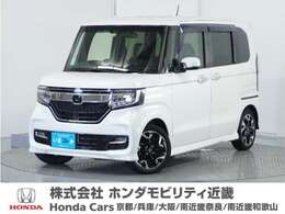 ホンダ N-BOX カスタム 660 G L ターボ ホンダセンシング 1オ-ナ-ナビRカメDレコETC両電扉BT　いまコ