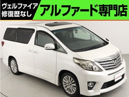 トヨタ アルファード 2.4 240S 禁煙 サンル-フ 8人乗 純正8型ナビ 両自