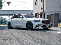 メルセデス・ベンツ Sクラス S500 4マチック ロング AMGライン (ISG搭載モデル) 4WD T＆TFORGED　22インチ　・ ローダウン