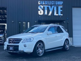 AMG Mクラス ML63 4WD 4WD/サンルーフ/ローダウン/純正ナビ/バッ