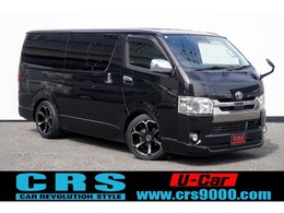 トヨタ レジアスエース 2.8 スーパーGL ダークプライム ロングボディ ディーゼルターボ 7型純正ナビ　ESSEX18インチAW
