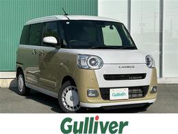 ダイハツ ムーヴキャンバス 660 ストライプス G 7型ナビ Bカメラ パワスラ シートヒーター