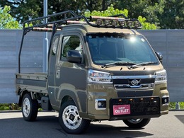 ダイハツ ハイゼットトラック 660 ジャンボ エクストラ 3方開 4WD HARD CARGOワークキャリア/ライトバー/スラ