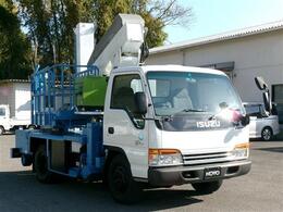 いすゞ エルフ 橋梁点検車 BT-100/デンヨー発電機/最大荷重200kg