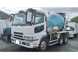 三菱ふそう スーパーグレート コンクリートミキサー車 大型　　カヤバ製