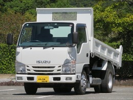 いすゞ エルフ 3t 全低床 強化ダンプ 内寸-長305x幅159x高36