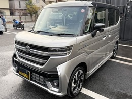 スズキ スペーシア 660 カスタム ハイブリッド XSターボ 社用車 禁煙 9インチ全方位 ターボ 両Pスラ