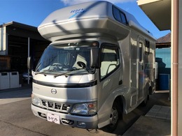 日野自動車 デュトロ 2.7 ハイルーフ 高床 電子レンジ 水道 トイレ シャワー 5MT