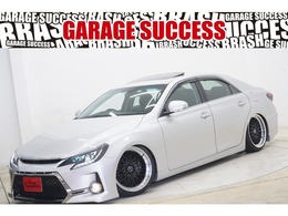 トヨタ マークX 2.5 250G リラックスセレクション サンルーフ/G's×BRASHバンパー/新品FTX黒1