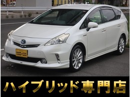 トヨタ プリウスα 1.8 S チューン ブラック モデリスタエアロ・ナビ地デジカメラ記録簿