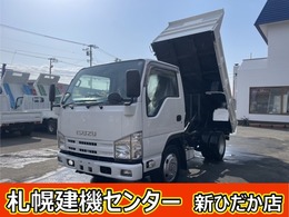 いすゞ エルフ 2.85トンダンプ　4WD 車検令和7年12月　ディーゼル　3人乗