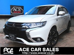 三菱 アウトランダーPHEV 2.0 G セーフティパッケージ 4WD 後期衝突軽減追クルコンナビTVカメラ1オナ