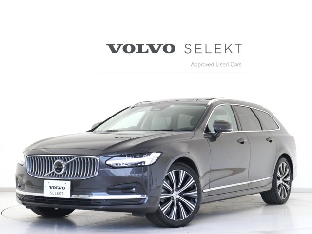 特選車両:2023年モデル『V90 Ultimate B5』48V Google搭載 電動パノラマガラスサンルーフ プラチナグレーメタリック 白革【グループ　総在庫300台！ 東京・神奈川地区最大級在庫。未掲載車両もございます。】