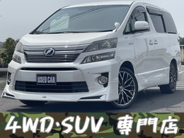 トヨタ ヴェルファイアハイブリッド 2.4 ZR 4WD モデリスタ 19インチアルミ ナビ TV BT ETC