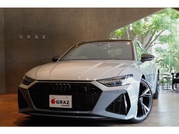 アウディ RS6アバント エアサスペンション装着車 4WD ブラックリングPKG パノラマSR RSエグゾー