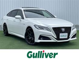 トヨタ クラウン ハイブリッド 2.5 S Cパッケージ 禁煙 純ナビ 全方位 サンルーフ WORKアルミ
