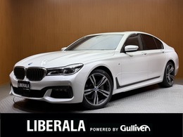 BMW 7シリーズ 740d xドライブ Mスポーツ ディーゼルターボ 4WD SR 黒革 ACC ナビ CarPlay TV 360°harmank