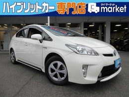 トヨタ プリウス 1.8 G 全国1年保証　後期　社外SDナビ　BT接続