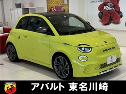 アバルト 500e ツーリズモ 当店デモカー 純正ナビ  ETC2.0　Bカメラ