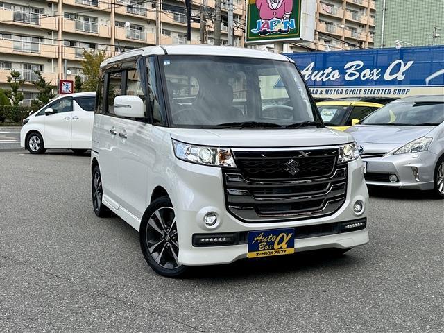 人気のパールホワイトのスペーシアカスタムZ入庫しました！