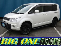 三菱 デリカD：5 2.2 D パワーパッケージ ディーゼルターボ 4WD 7人リフトUPカスタム後席モニター16AW