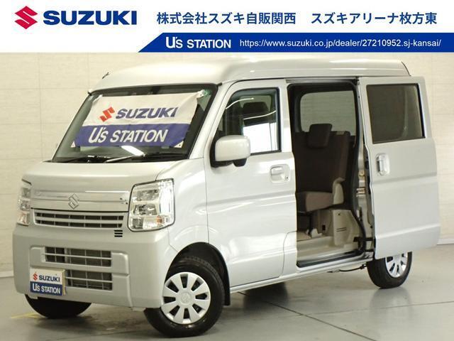 キズや汚れが目立ちにくい　シルバーのエブリイが仲間入り♪　軽自動車ですが、広々荷室で　お仕事でもアウトドアでも大活躍☆　※当社では業販及び転売目的の方への販売はお断りしております。