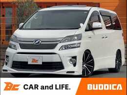トヨタ ヴェルファイアハイブリッド 2.4 ZR 4WD ツインムーンルーフ 10型ナビ FダウンM
