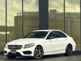 メルセデスAMG Cクラス C43 4マチック 4WD エクスクルーシブPKG 黒革 衝突軽減B ACC