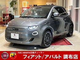 フィアット 500eオープン ベースモデル 当店デモカー 純正ナビ Bカメラ Carplay