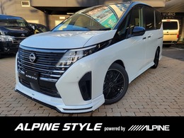 日産 セレナ 2.0 ハイウェイスターV アルパインBIGX  リアビジョン フルエアロ