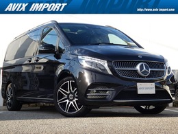 メルセデス・ベンツ Vクラス V220 d アバンギャルド ロング AMGライン ディーゼルターボ 後期型 RSP フルフラットシート 黒革 シー