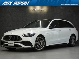 メルセデスAMG Cクラスワゴン C43 4マチック (BSG搭載モデル) 4WD MP202301 禁煙1オナ 新車保証 PSR RSP HUD MBUX 19AW