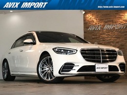 メルセデス・ベンツ Sクラス S500 4マチック ロング AMGライン (ISG搭載モデル) 4WD パノラマR 黒革 3Dコック＆ARヘッド 20AW