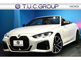 BMW 4シリーズカブリオレ M440i xドライブ 4WD ヒ-タ-赤革レ-ザ-LED ACC エアカラ-2年保証