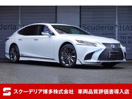 レクサス LS 500h Iパッケージ 4WD TRDエアロ　サンル-フ　黒革　ハイブリット