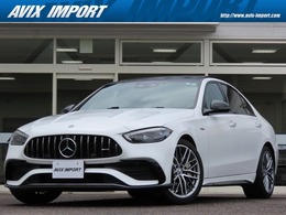 メルセデスAMG Cクラス C43 4マチック (BSG搭載モデル) 4WD MP202301 新車保証付 禁煙1オ-ナ- SR 黒革 温冷シ-ト