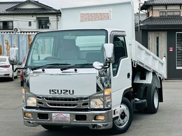 いすゞ エルフ 3tダンプ ShinMaywaアイドリングストップ