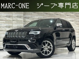 ジープ グランドチェロキー サミット 4WD 1年保証付 サンルーフ 黒革 フルセグ ETC