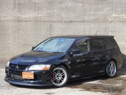 三菱 ランサーエボリューションワゴン 2.0 GT 4WD 6速マニュアル　SDナビ　エンケイ18AW