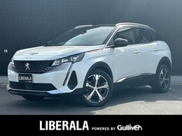 プジョー 3008 GT ブルーHDi ディーゼルターボ ワンオーナ　黒半革　純正ナビ　サイドカメ